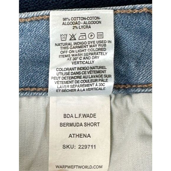 Warp + Weft Women’s Bermuda Blue Jean Shorts Size 6/28 - Picture 10 of 10